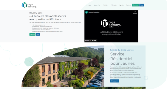 Baucory-Coga frontpage